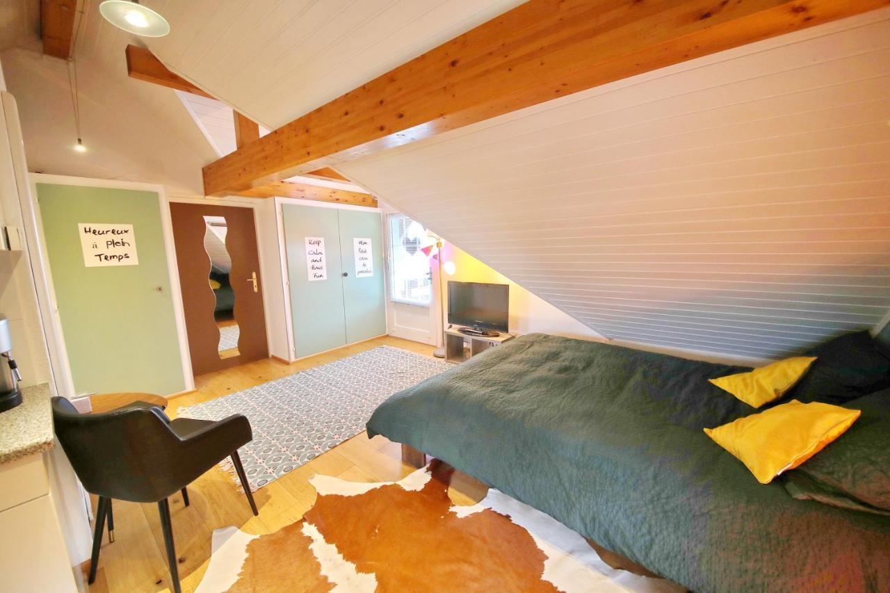 Corseaux Beach Rooms-Riviera Beach Apartments Vevey Dış mekan fotoğraf