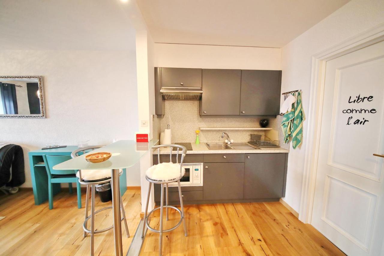 Corseaux Beach Rooms-Riviera Beach Apartments Vevey Dış mekan fotoğraf