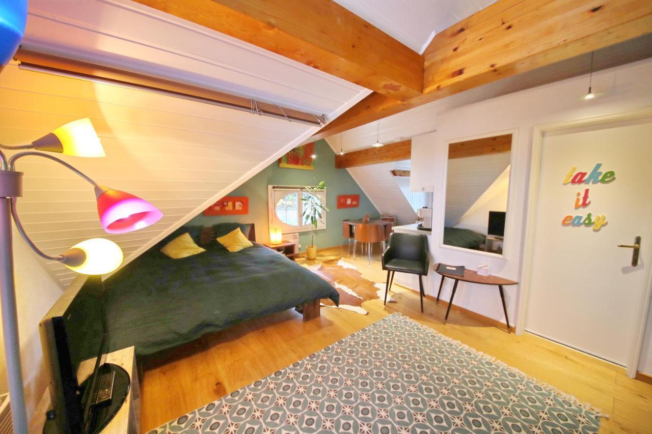 Corseaux Beach Rooms-Riviera Beach Apartments Vevey Dış mekan fotoğraf