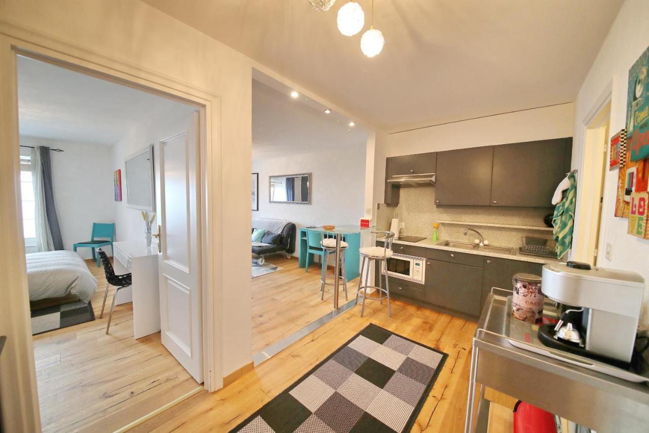 Corseaux Beach Rooms-Riviera Beach Apartments Vevey Dış mekan fotoğraf