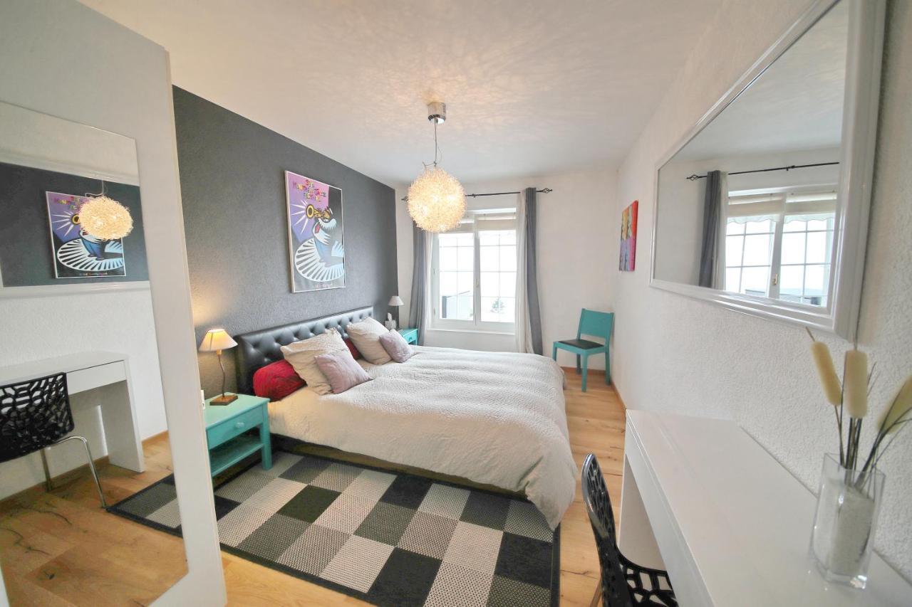 Corseaux Beach Rooms-Riviera Beach Apartments Vevey Dış mekan fotoğraf