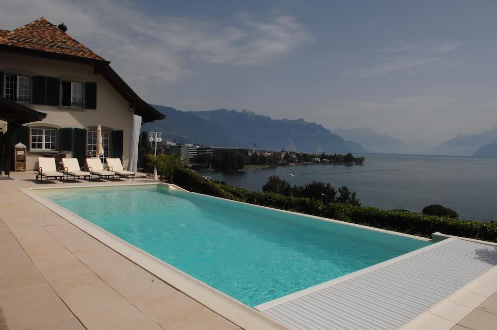 Corseaux Beach Rooms-Riviera Beach Apartments Vevey Dış mekan fotoğraf