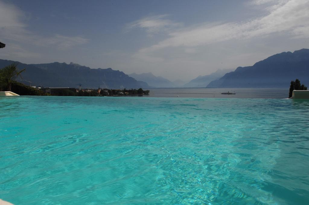 Corseaux Beach Rooms-Riviera Beach Apartments Vevey Dış mekan fotoğraf