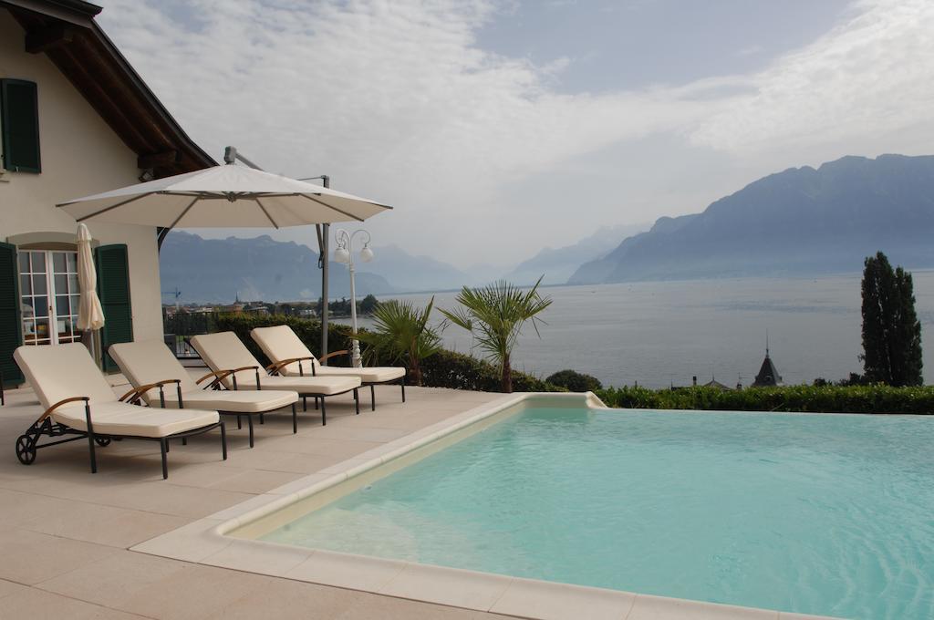 Corseaux Beach Rooms-Riviera Beach Apartments Vevey Dış mekan fotoğraf